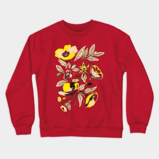 Romantic floral garden Crewneck Sweatshirt